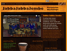 Tablet Screenshot of jabbajabbajembe.com